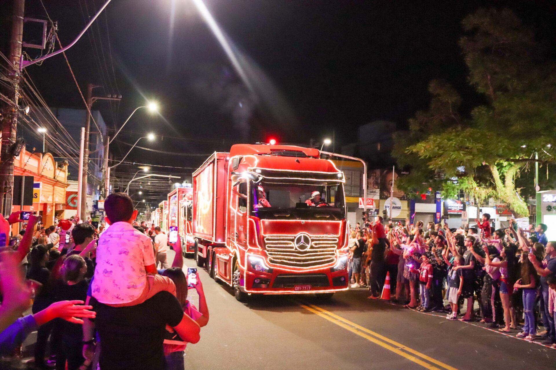 Confira a rota oficial da Caravana de Natal da Coca-Cola em Gravataí