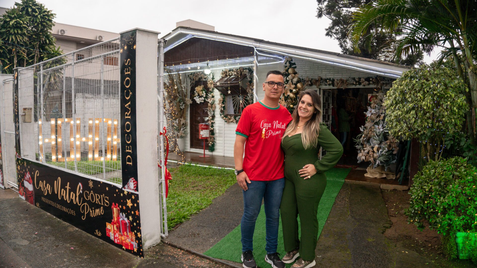Primeira Casa do Papai Noel em Gravataí é inaugurada; veja as fotos
