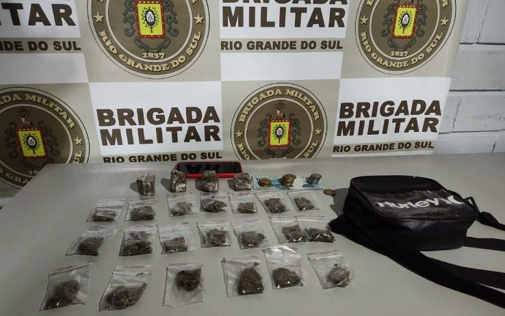 Brigada Militar prende homem que fazia tele-entrega de drogas em Gravataí