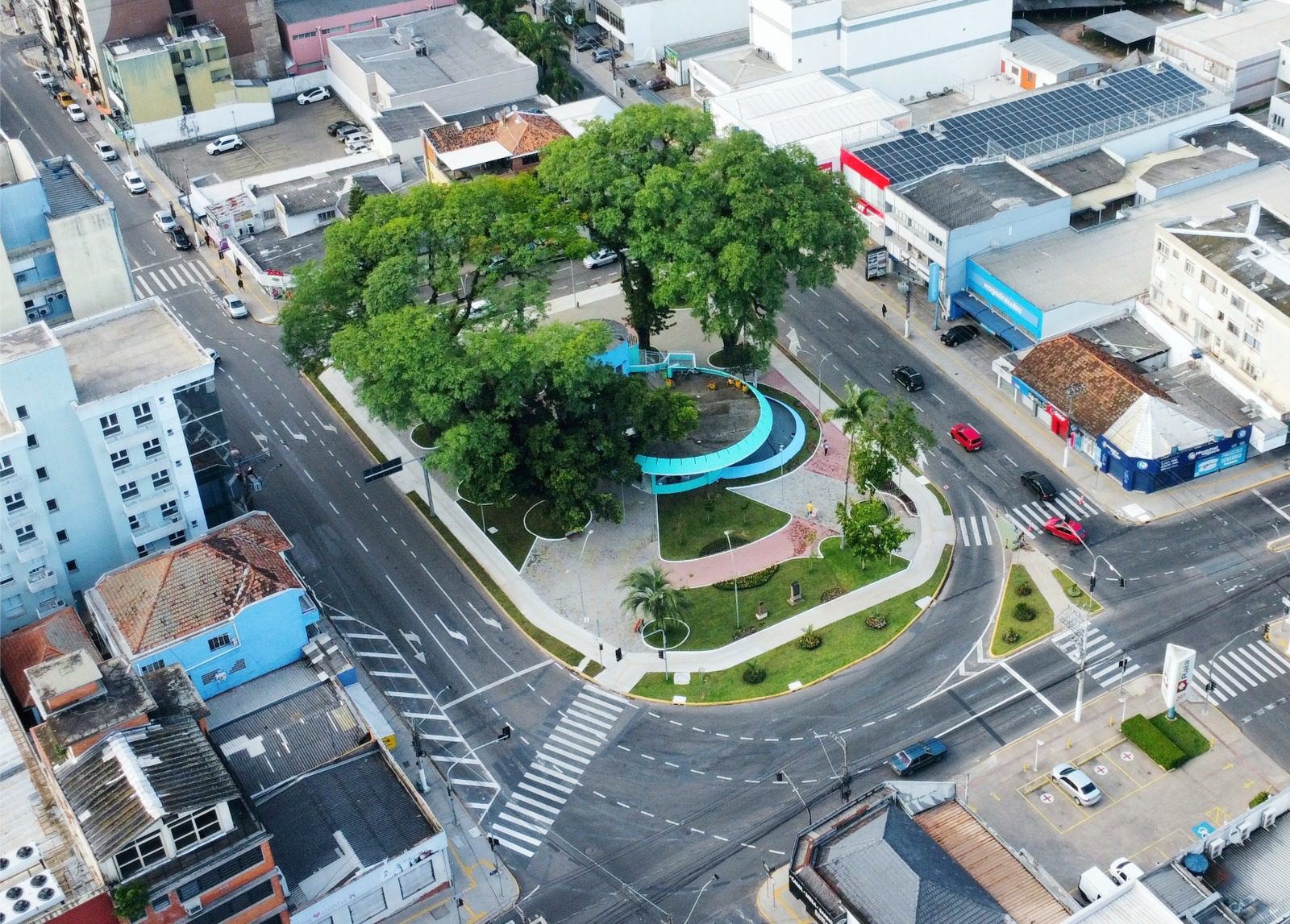 Revitalizada, Praça do Quiosque em Gravataí será entregue nesta quarta-feira