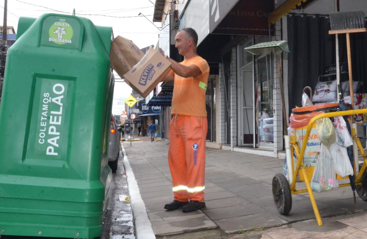Apenas 5% do lixo recolhido em Gravataí é reciclável; campanha visa fomentar a coleta seletiva