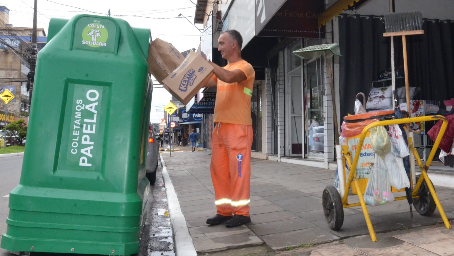 Apenas 5% do lixo recolhido em Gravataí é reciclável; campanha visa fomentar a coleta seletiva