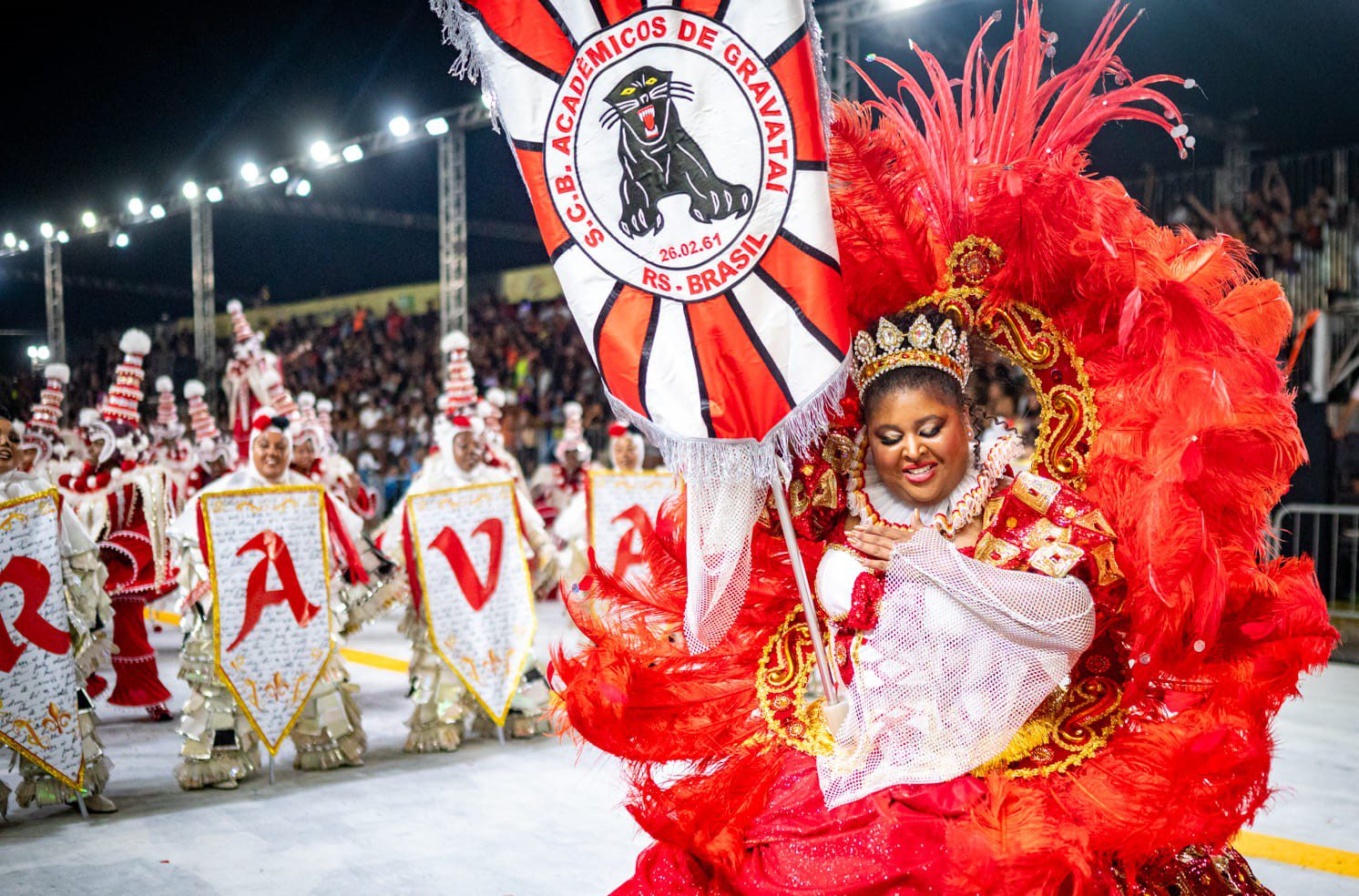 Acadêmicos de Gravataí é indicada em mais de 25 categorias de premiação carnavalesca