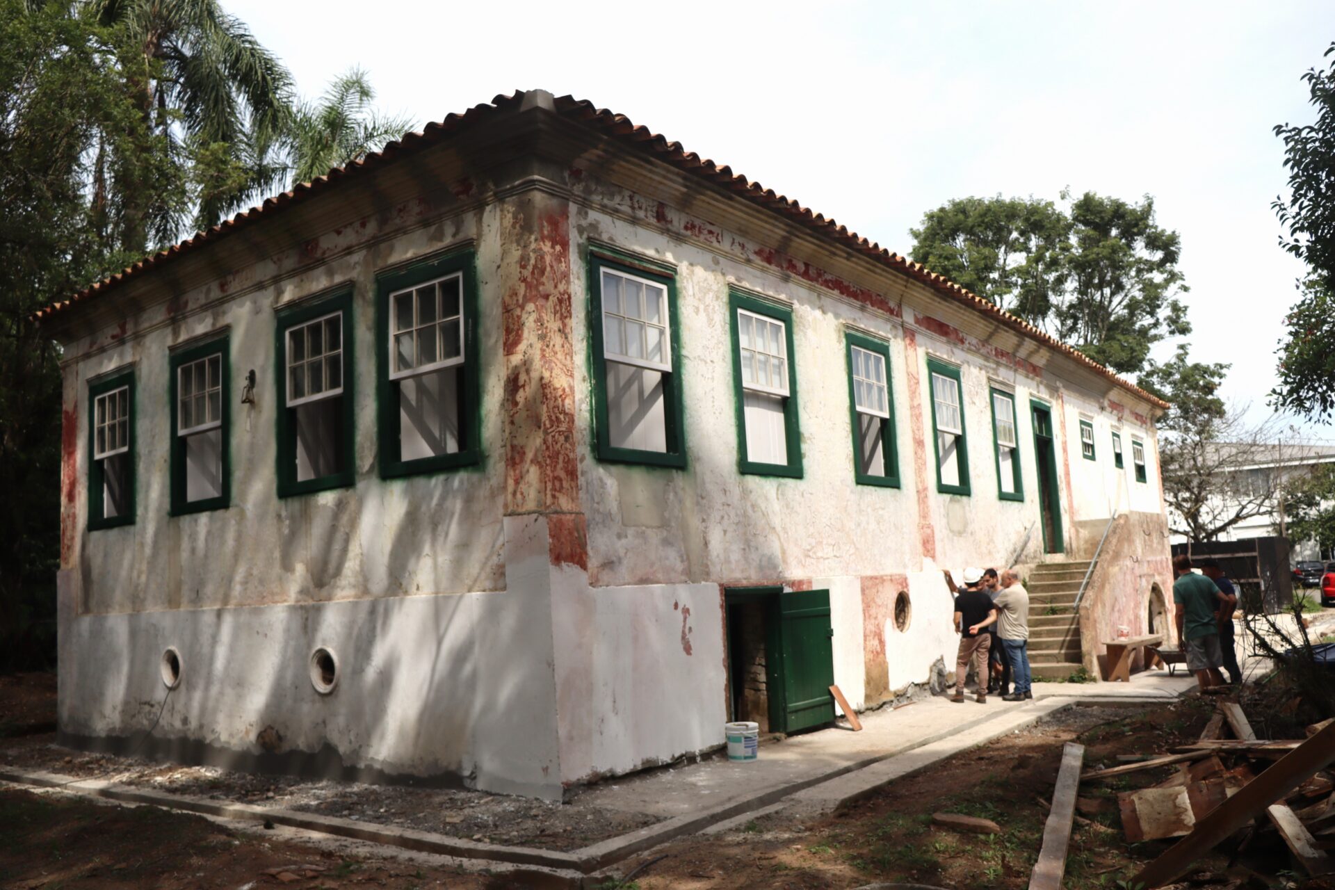 Progresso de revitalização de Casarão de 1882 em Gravataí chega a 65%