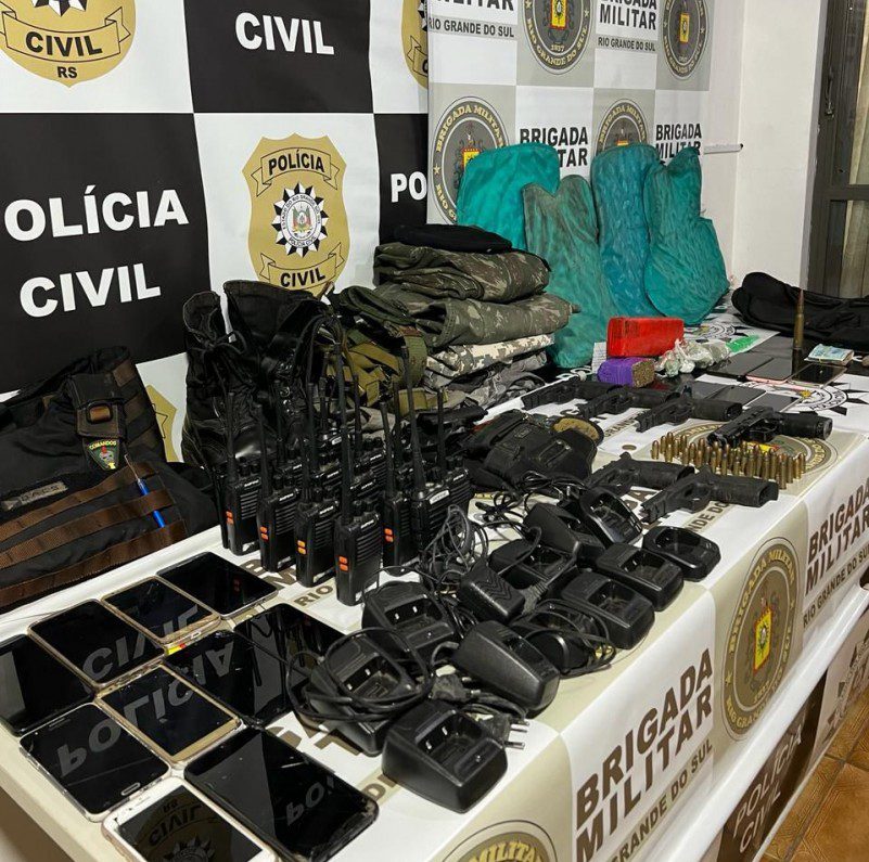 Ação policial contra facção criminosa de Cachoeirinha resulta em sete prisões
