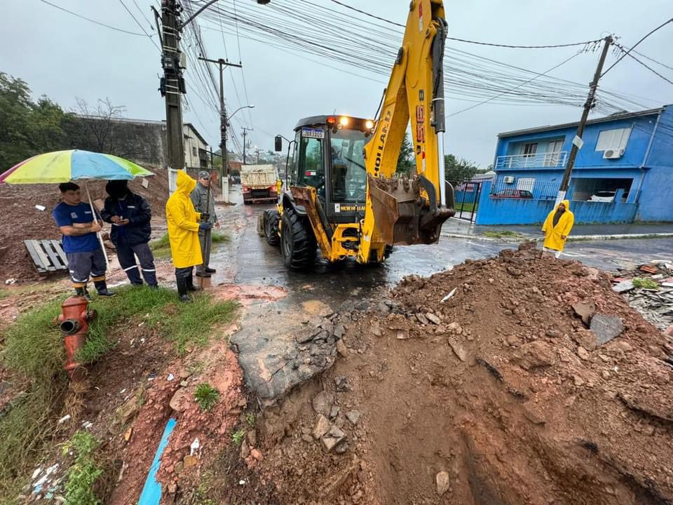 Com acumulado de 260 milímetros de chuva, Rio Gravataí beira os cinco metros; Prefeitura atualiza os números