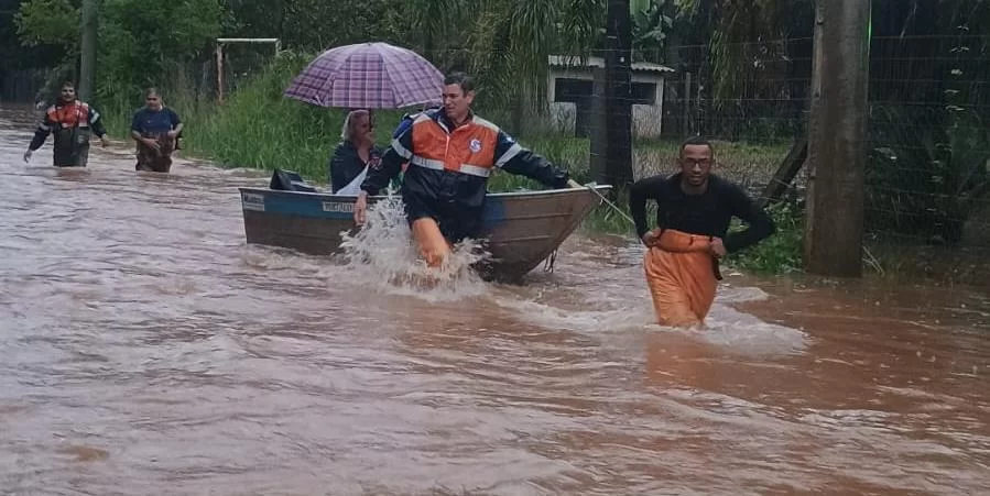 Cachoeirinha já conta com 35 famílias desalojadas devido às fortes chuvas